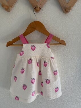 Zara Strawberry Baby Dress